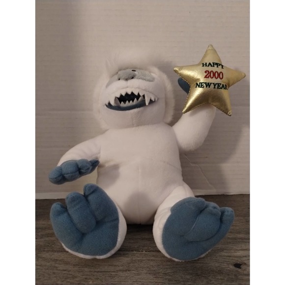 Island of Misfit Toys Bumble Abominable Snowman 8" Happy New Year 2000 Stuffins - Picture 1 of 9